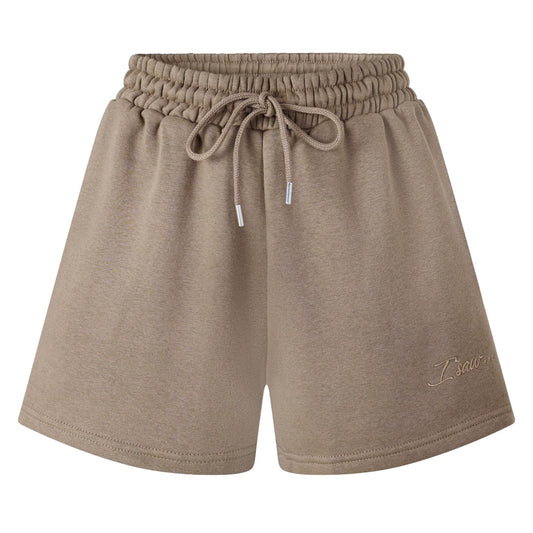 Taupe - Front - I Saw It First Womens-Ladies Jersey Shorts