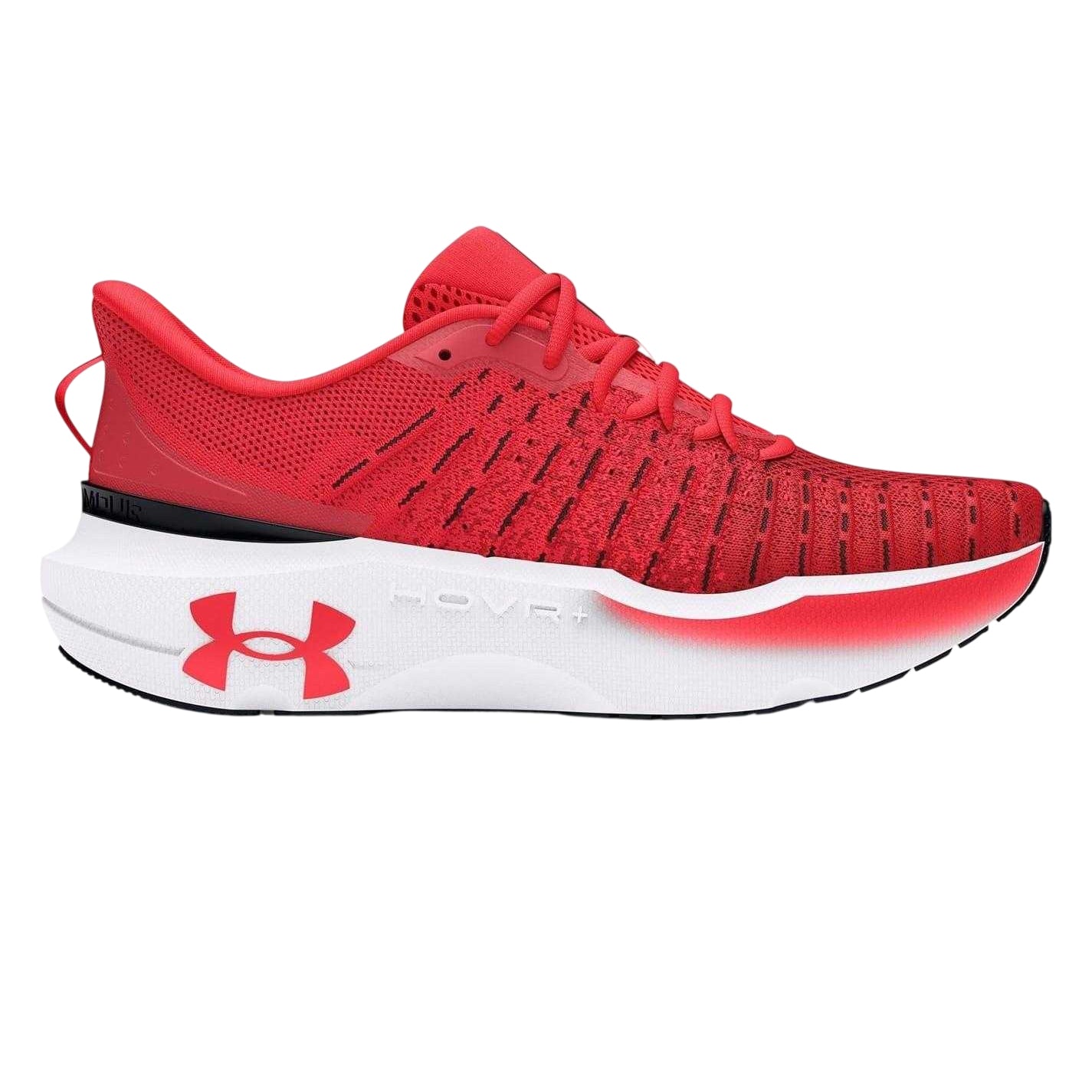 Red - Front - Under Armour Mens Infinite Lace Up Running Trainers