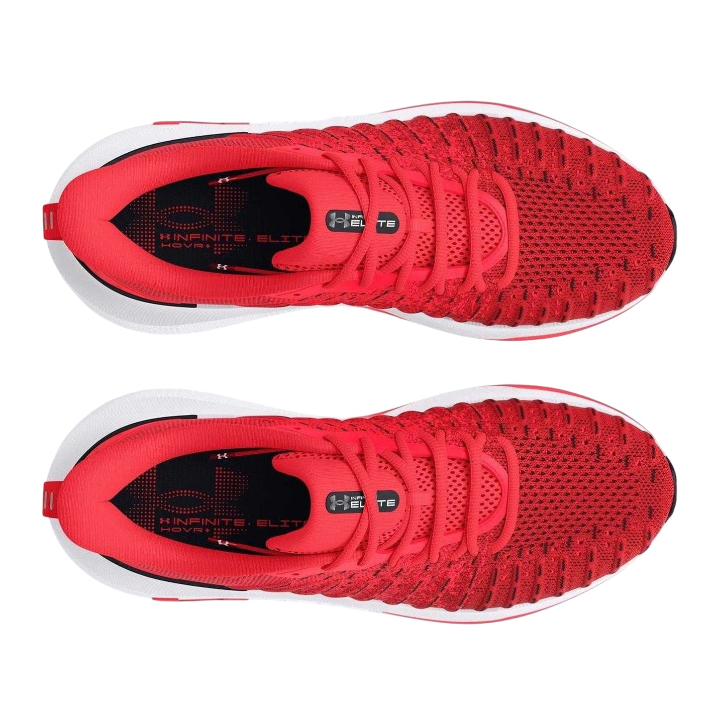 Red - Lifestyle - Under Armour Mens Infinite Lace Up Running Trainers
