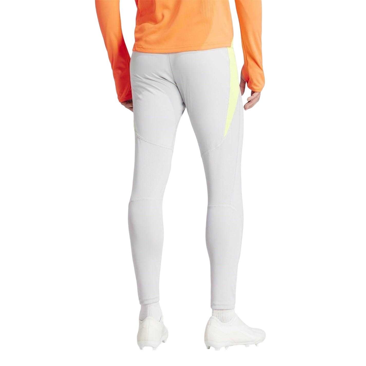 Grey-Yellow - Back - Adidas Mens Tiro 24 Tracksuit Bottoms