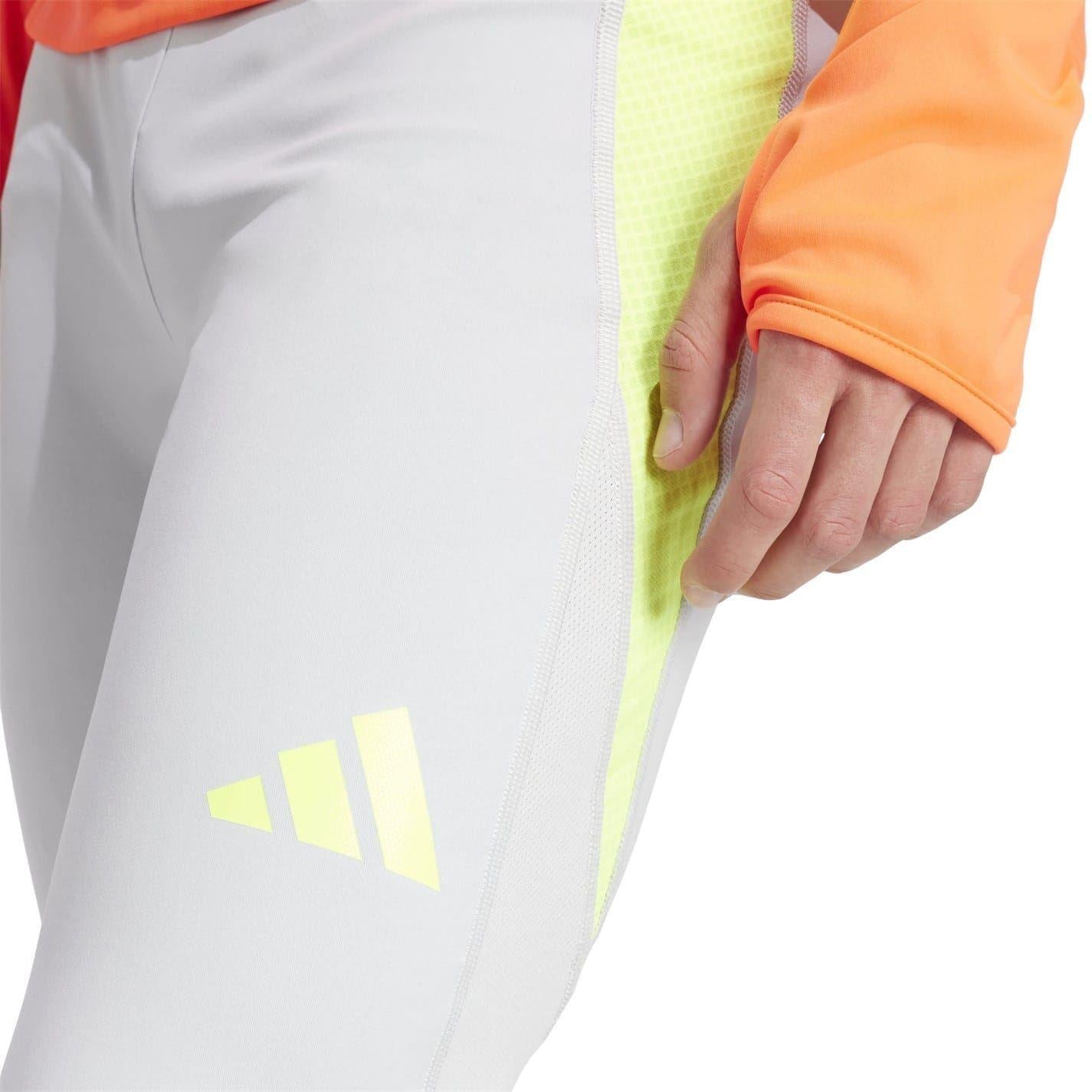 Grey-Yellow - Side - Adidas Mens Tiro 24 Tracksuit Bottoms