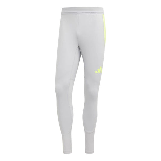 Grey-Yellow - Front - Adidas Mens Tiro 24 Tracksuit Bottoms