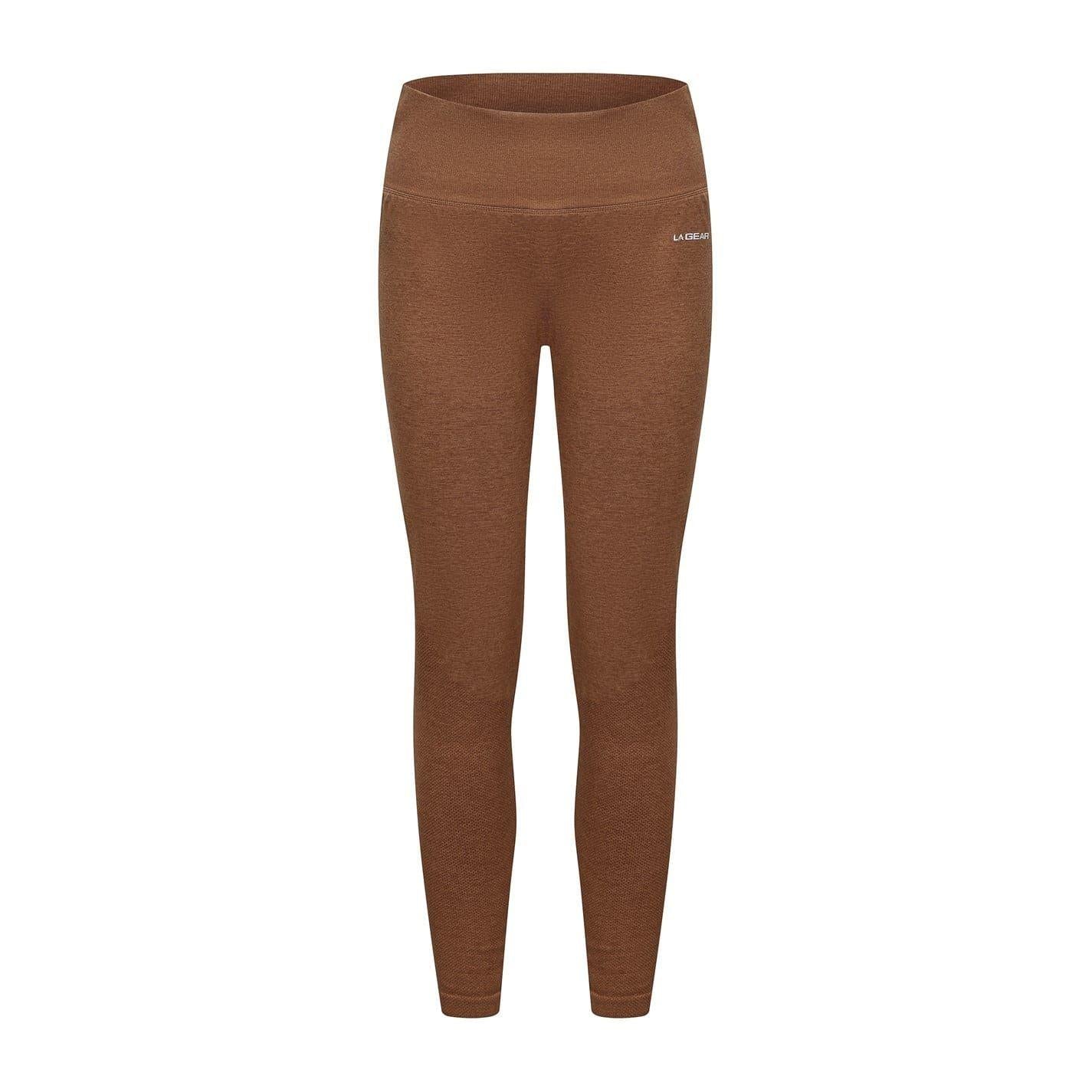 Mocha Marl - Front - LA Gear Womens-Ladies Seamless Tights