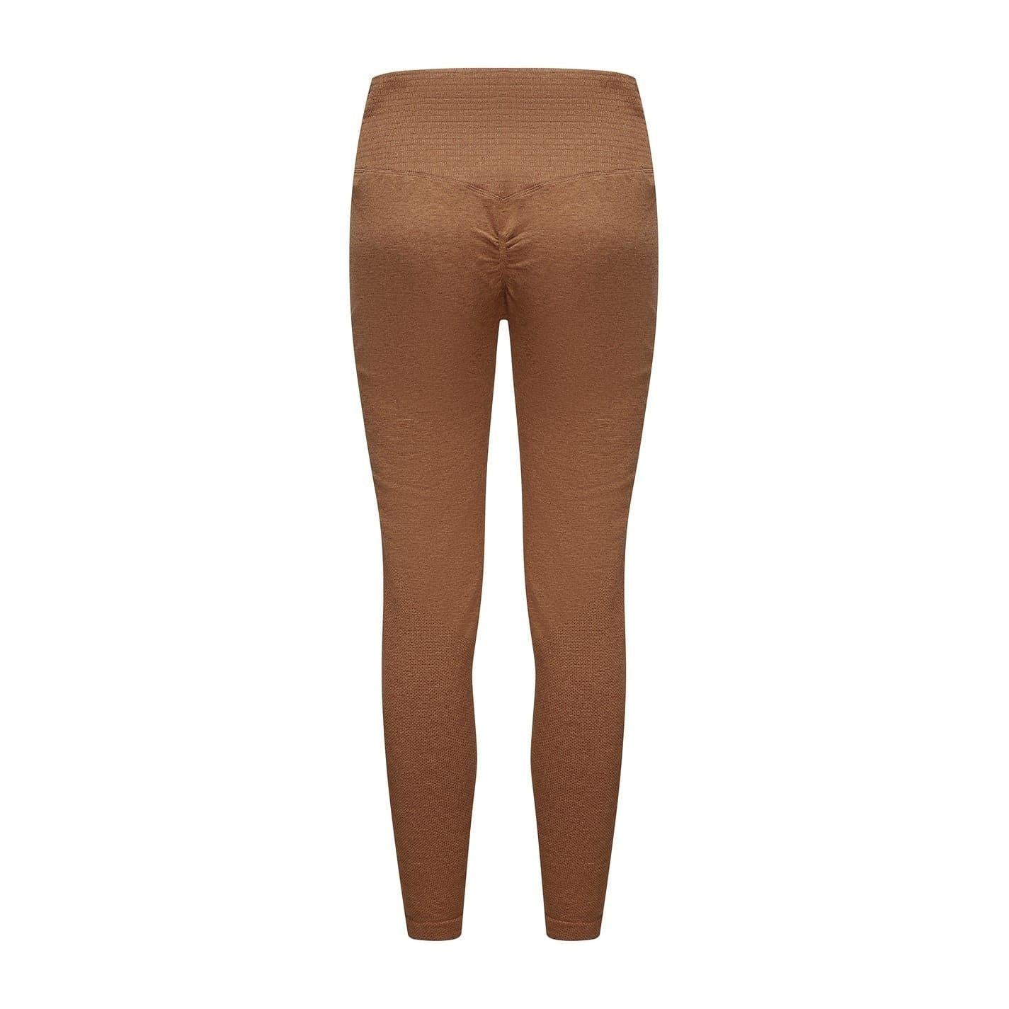 Mocha Marl - Back - LA Gear Womens-Ladies Seamless Tights