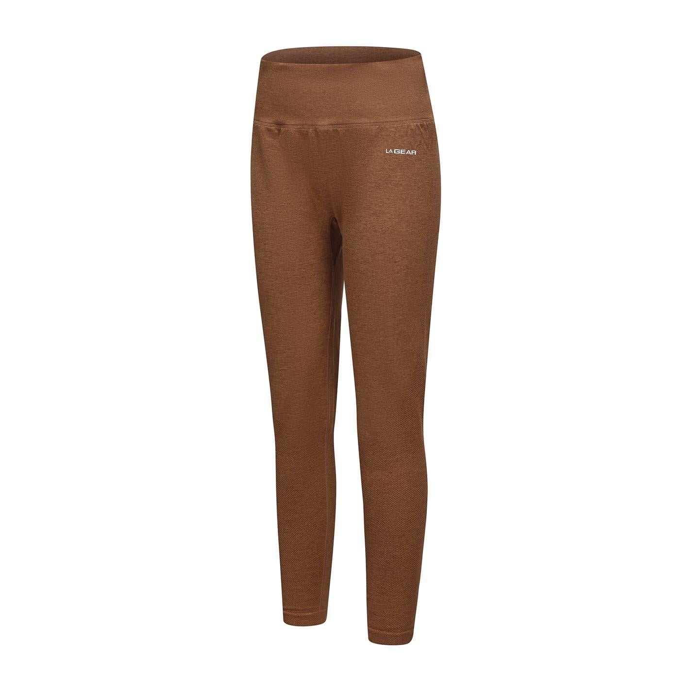 Mocha Marl - Side - LA Gear Womens-Ladies Seamless Tights