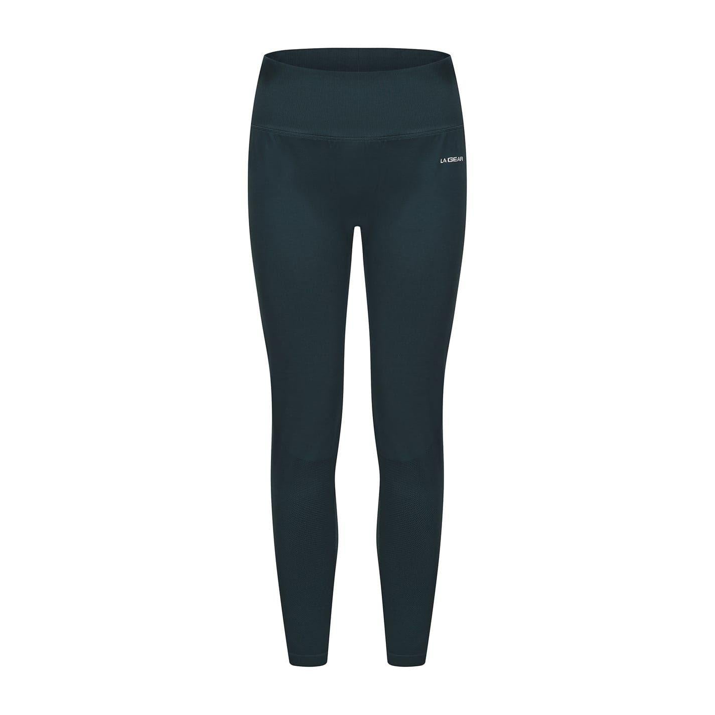Forest Green - Front - LA Gear Womens-Ladies Seamless Tights