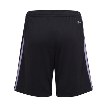 Black - Back - Adidas Childrens-Kids Olympique Lyonnais Third Shorts