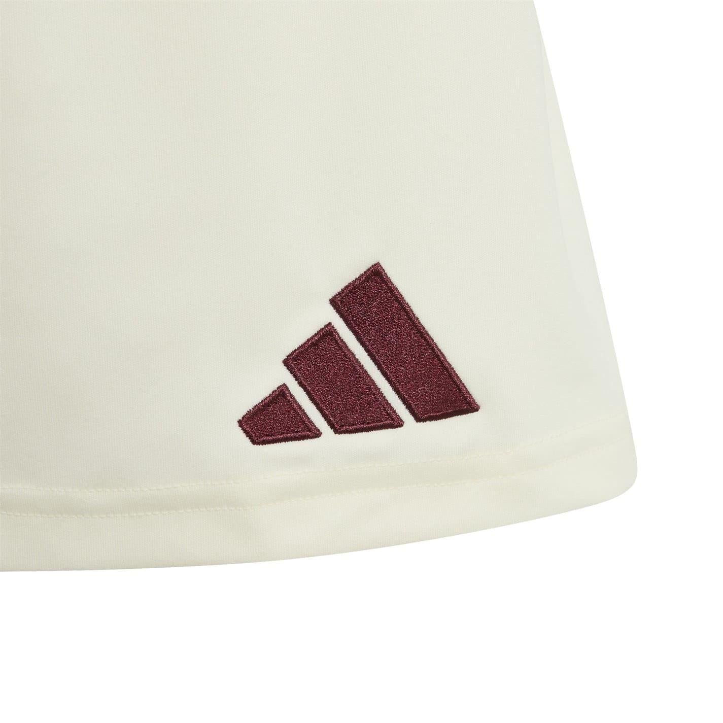 Ivory - Side - Adidas Childrens-Kids Olympique Lyonnais Third Shorts