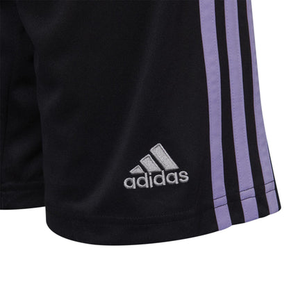 Black - Pack Shot - Adidas Childrens-Kids Olympique Lyonnais Third Shorts