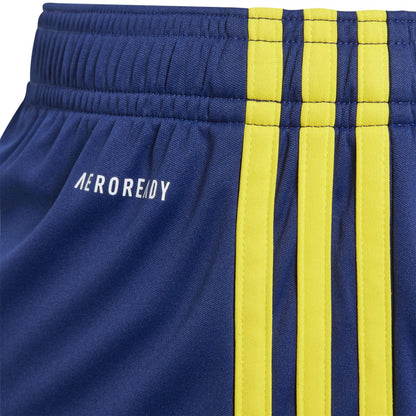 Dark Blue - Side - Adidas Childrens-Kids Olympique Lyonnais Third Shorts
