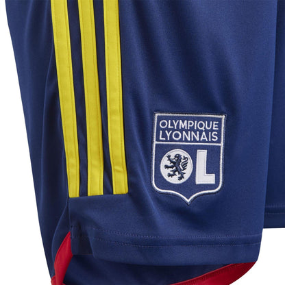 Dark Blue - Lifestyle - Adidas Childrens-Kids Olympique Lyonnais Third Shorts