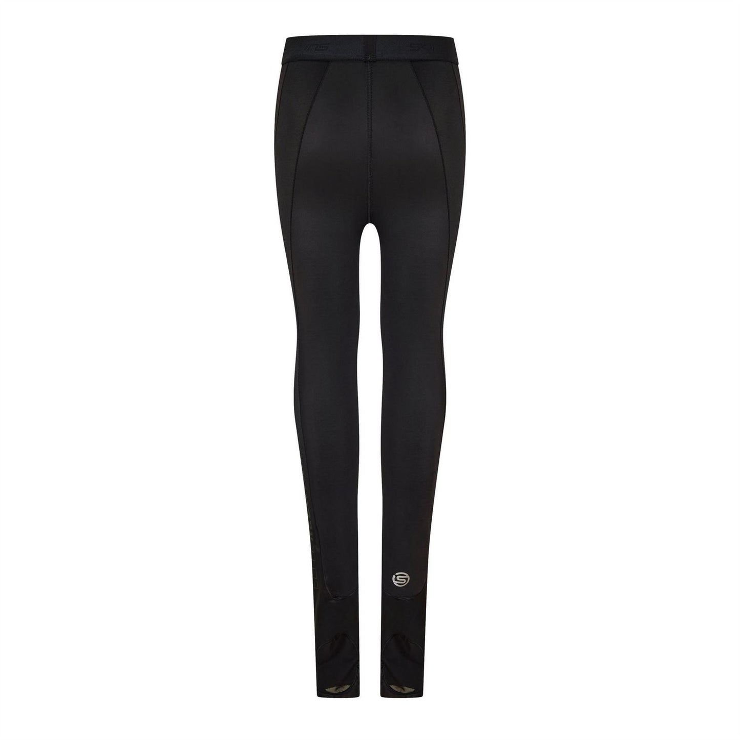Black - Back - Skins Womens-Ladies Elite Recovery Leggings
