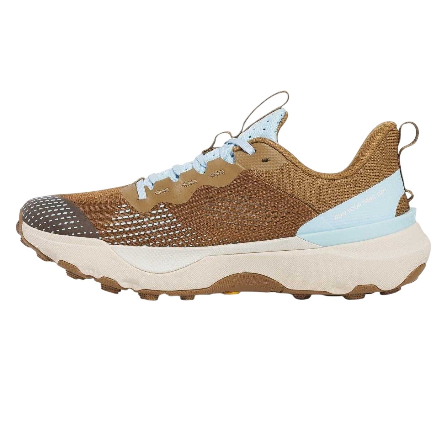 Brown - Side - Under Armour Womens-Ladies Infinite Pro Trainers