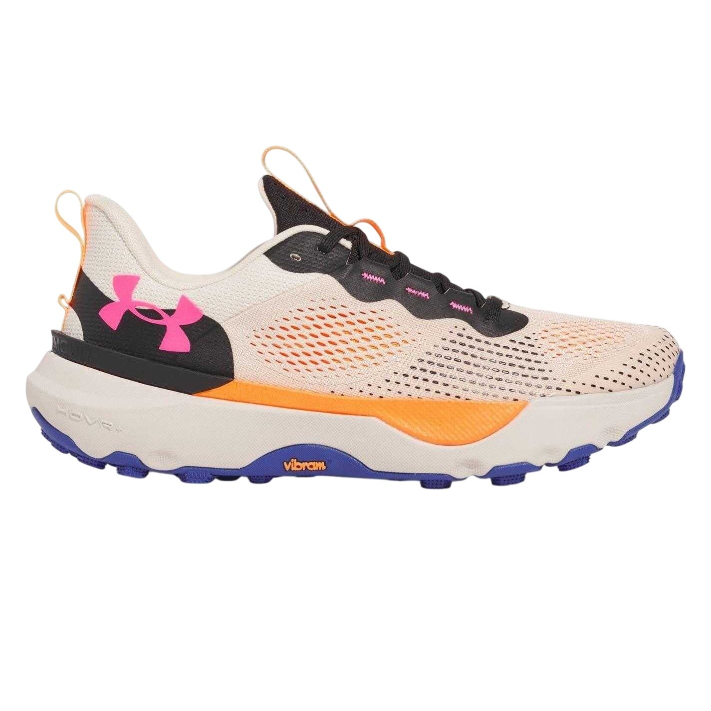 White - Front - Under Armour Womens-Ladies Infinite Pro Trainers