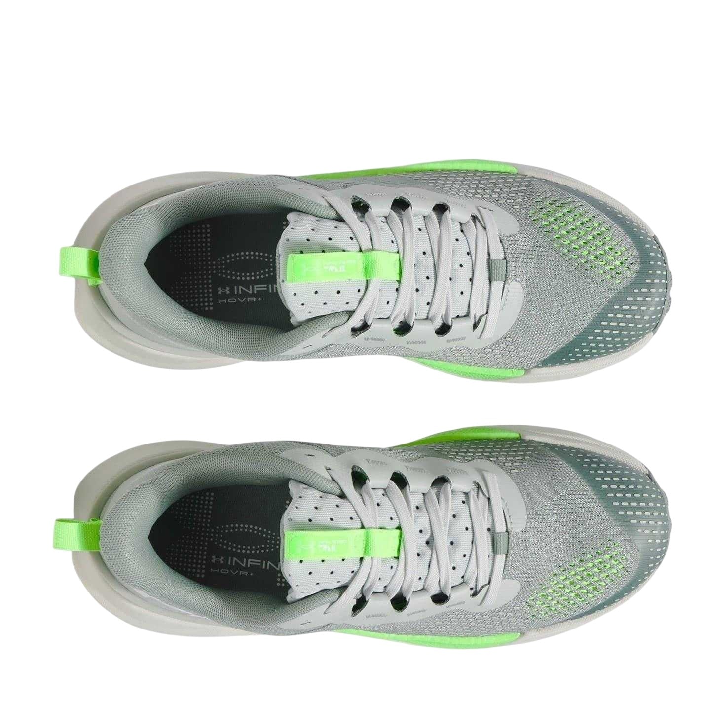 Green - Lifestyle - Under Armour Womens-Ladies Infinite Pro Trainers