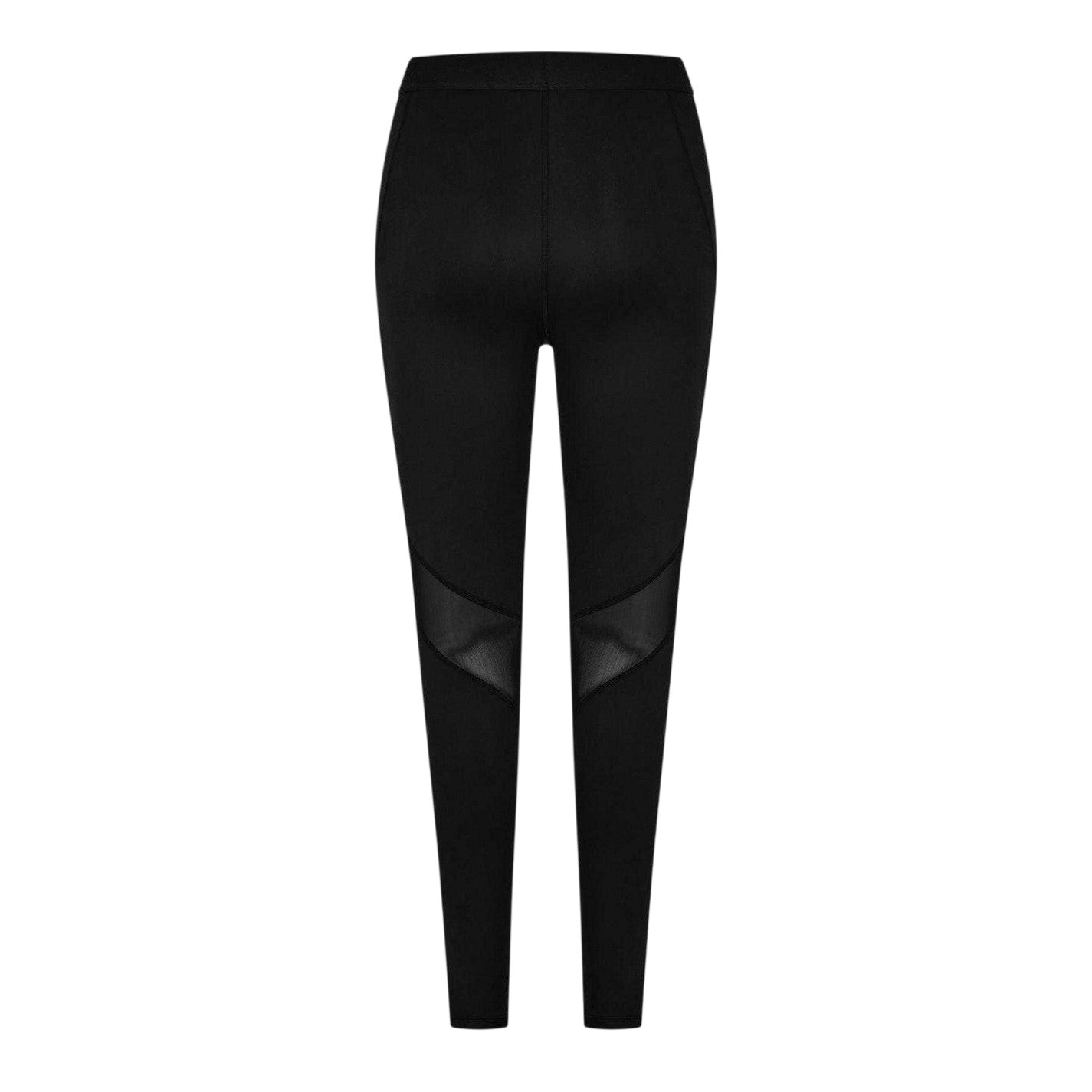 Black - Back - Everlast Womens-Ladies High Waist Tights