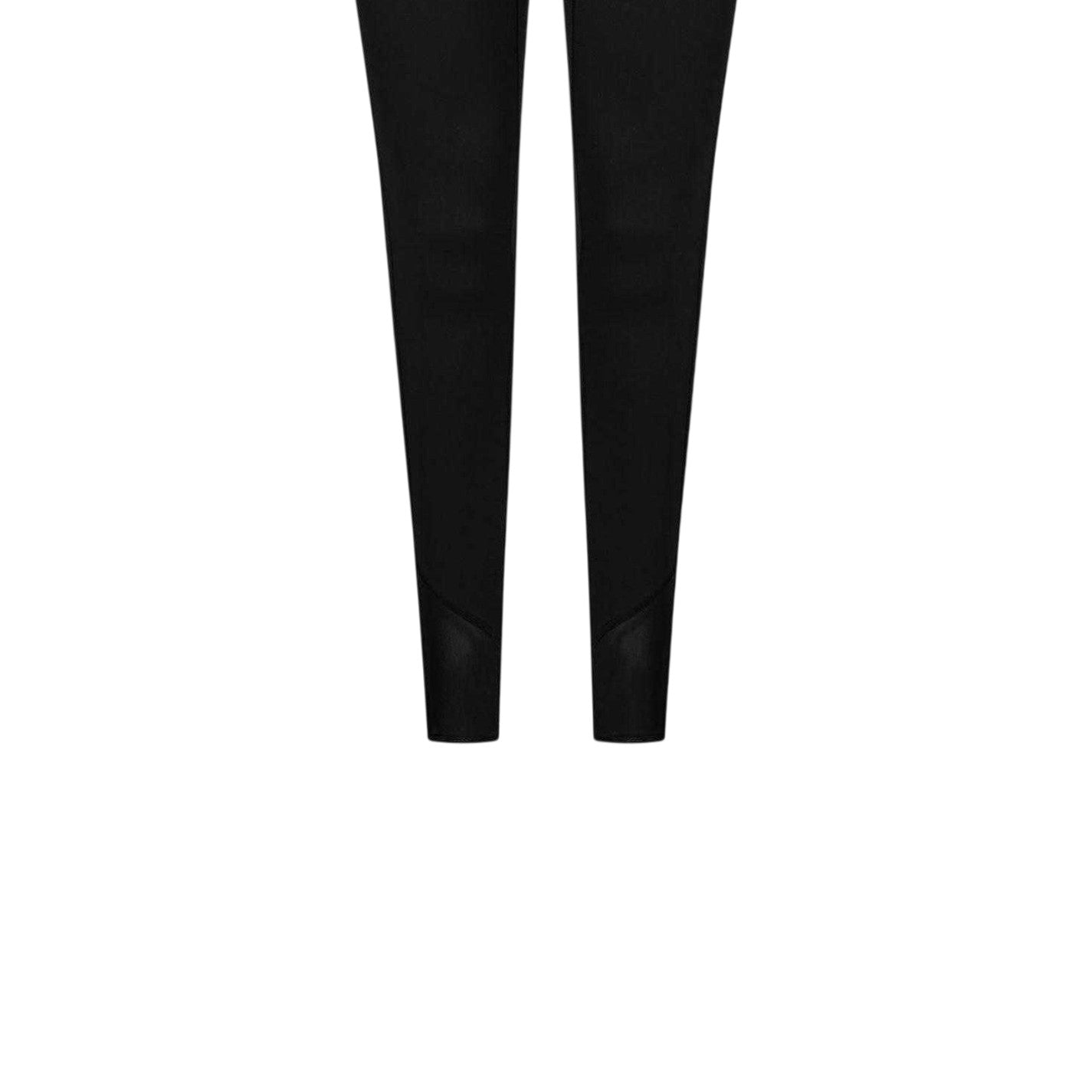 Black - Side - Everlast Womens-Ladies High Waist Tights
