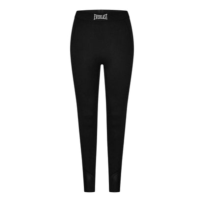 Black - Front - Everlast Womens-Ladies High Waist Tights
