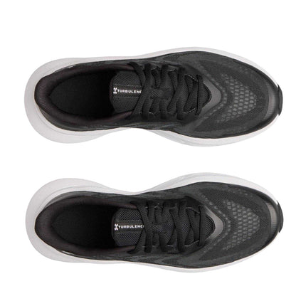 Black-White - Lifestyle - Under Armour Womens-Ladies Armour Charged+ Turbulence 3 Trainers