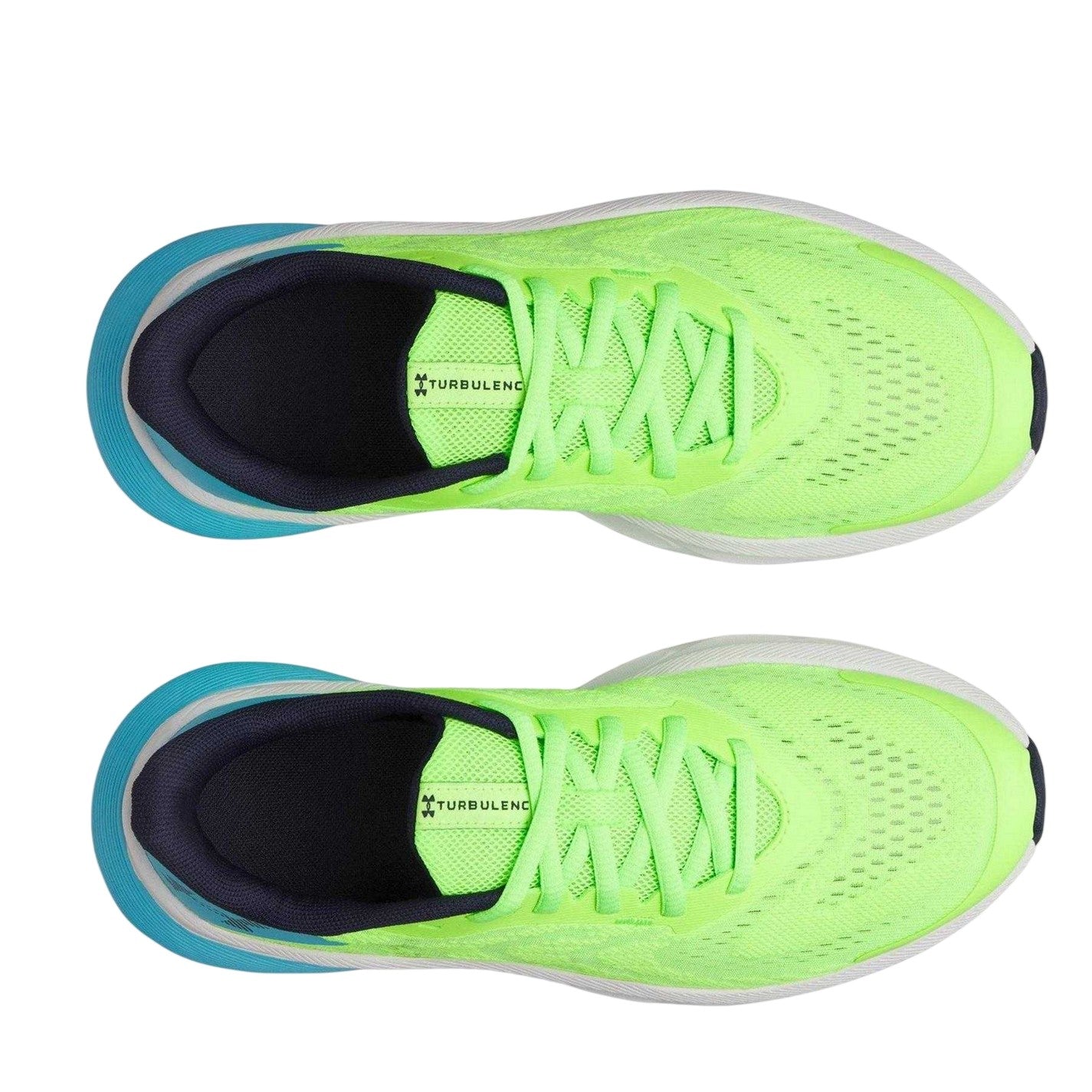 Hyper Green - Lifestyle - Under Armour Womens-Ladies Armour Charged+ Turbulence 3 Trainers