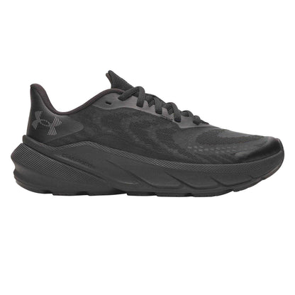 Black - Front - Under Armour Womens-Ladies Armour Charged+ Turbulence 3 Trainers