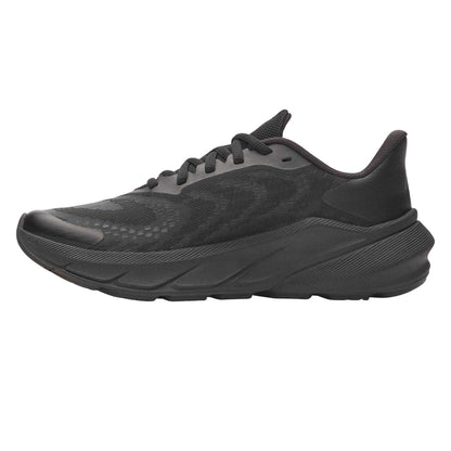 Black - Side - Under Armour Womens-Ladies Armour Charged+ Turbulence 3 Trainers