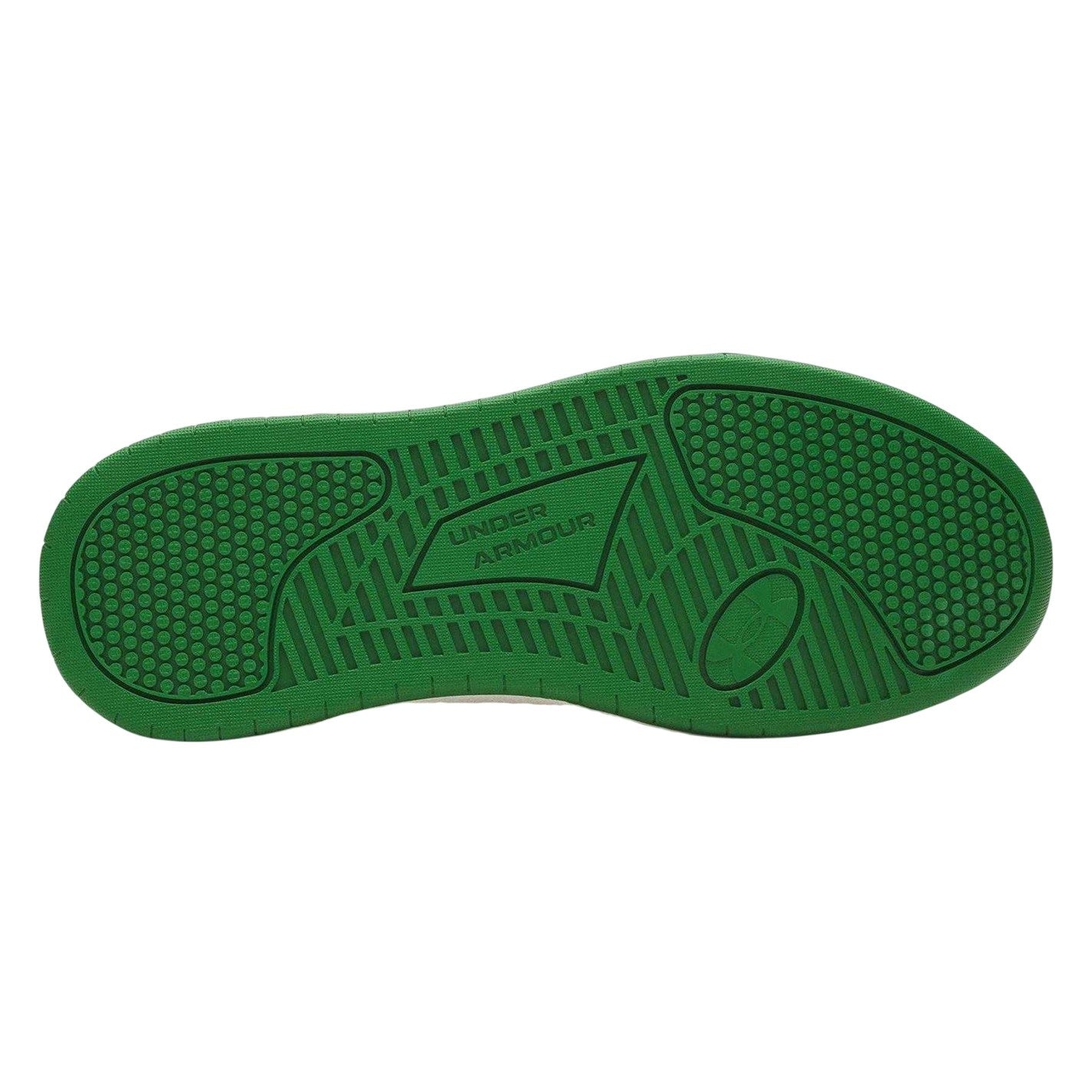 White-Green - Back - Under Armour Womens-Ladies Motion Trainers