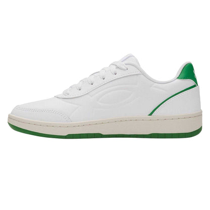 White-Green - Side - Under Armour Womens-Ladies Motion Trainers