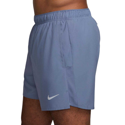 Indigo - Side - Nike Mens Challenger Lined Running Shorts