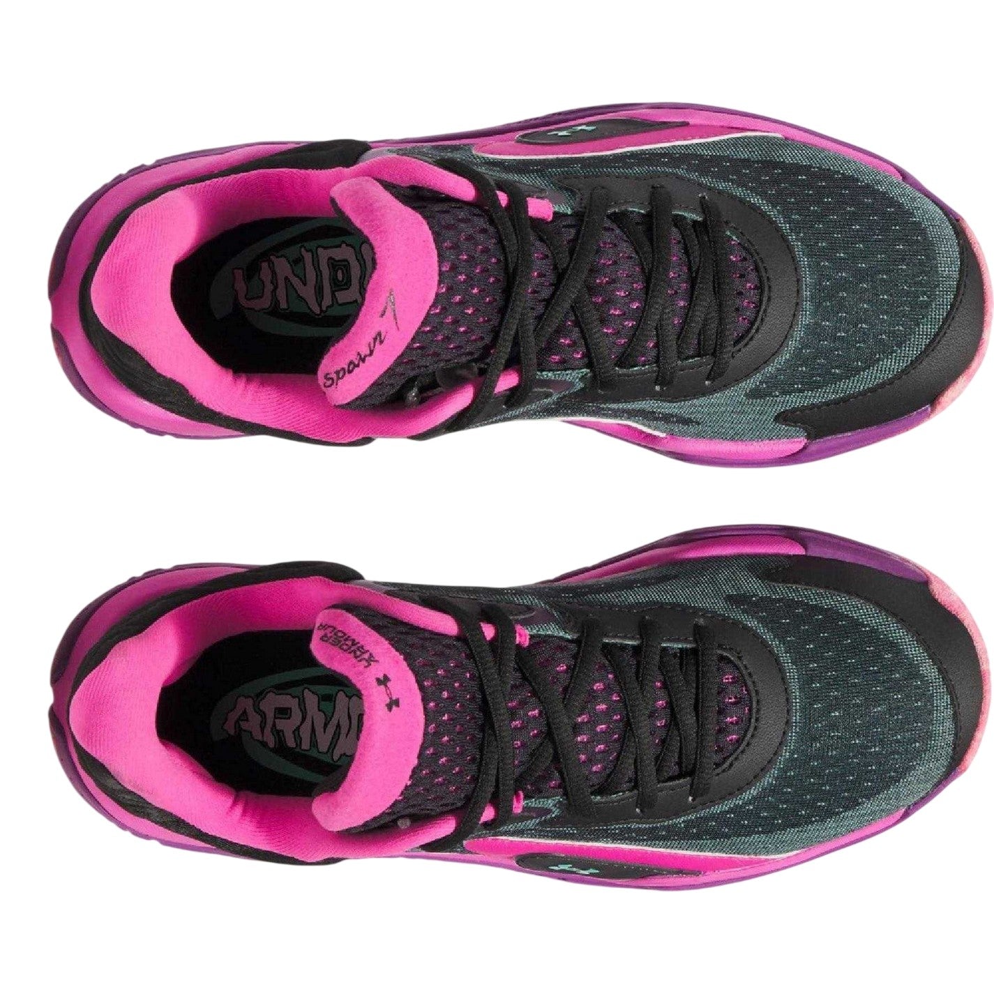 Black - Lifestyle - Under Armour Mens Spawn 7 Basketball Shoes