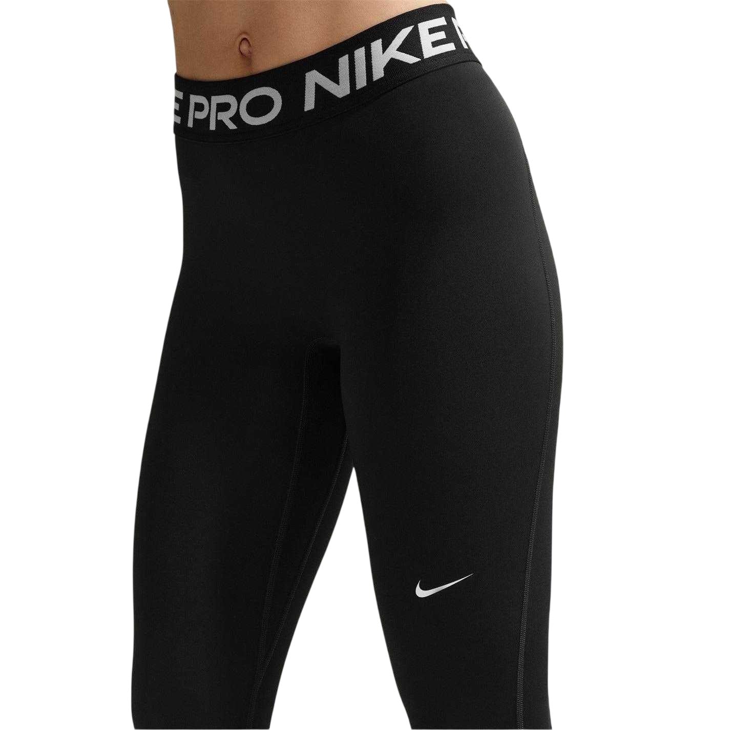 Black - Side - Nike Womens-Ladies Pro Leggings