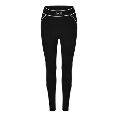 Black - Front - Everlast Womens-Ladies High Rise Leggings