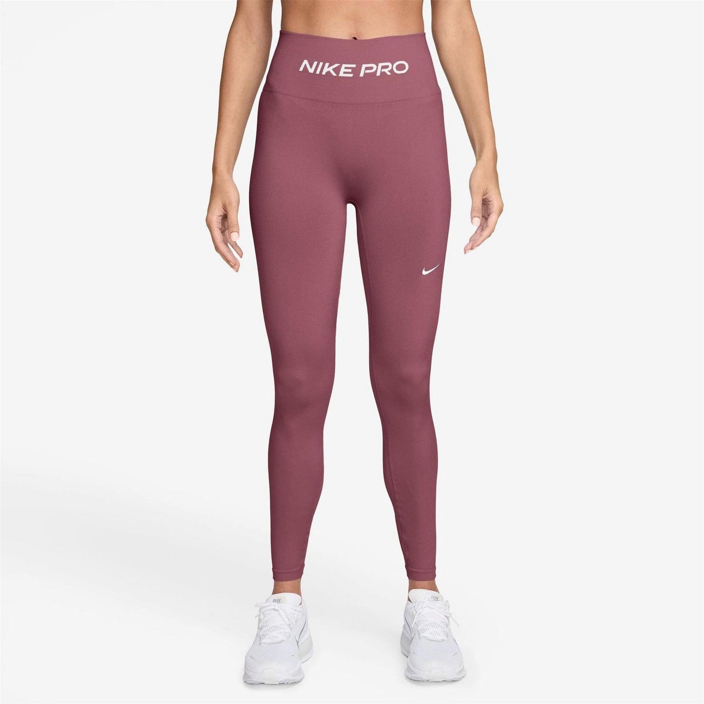 Pink Smoke - Front - Nike Womens-Ladies Pro Snug Fit Leggings
