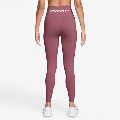 Pink Smoke - Back - Nike Womens-Ladies Pro Snug Fit Leggings
