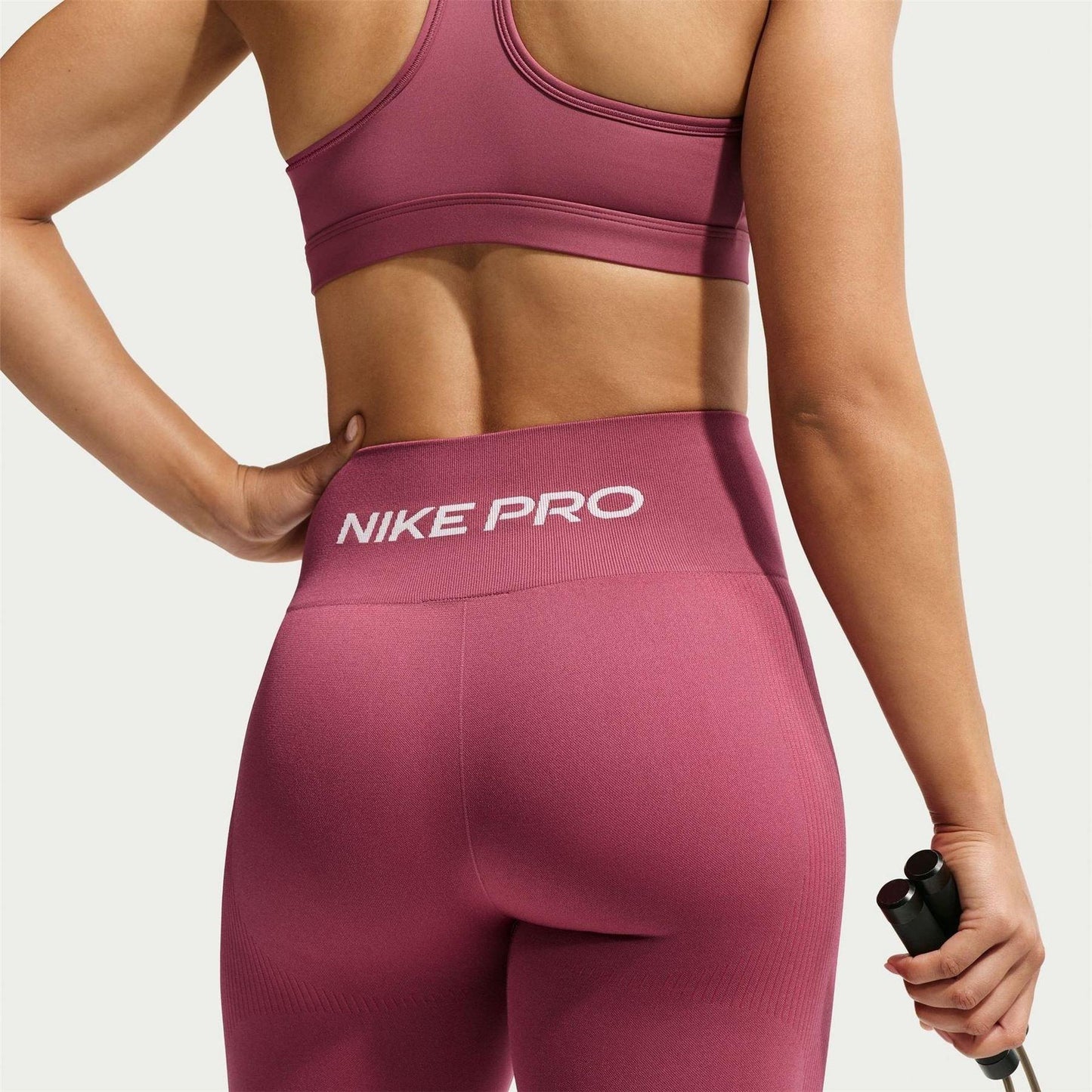 Pink Smoke - Pack Shot - Nike Womens-Ladies Pro Snug Fit Leggings