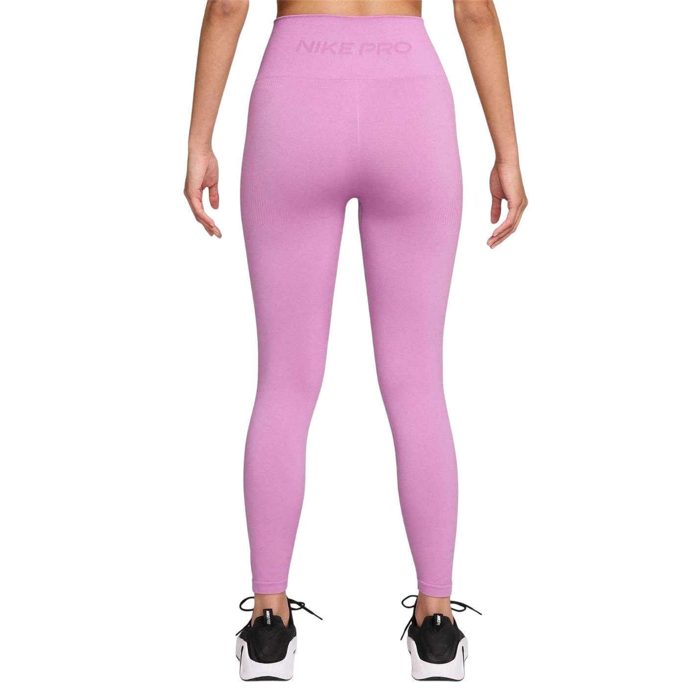 Magenta - Back - Nike Womens-Ladies Pro Snug Fit Leggings