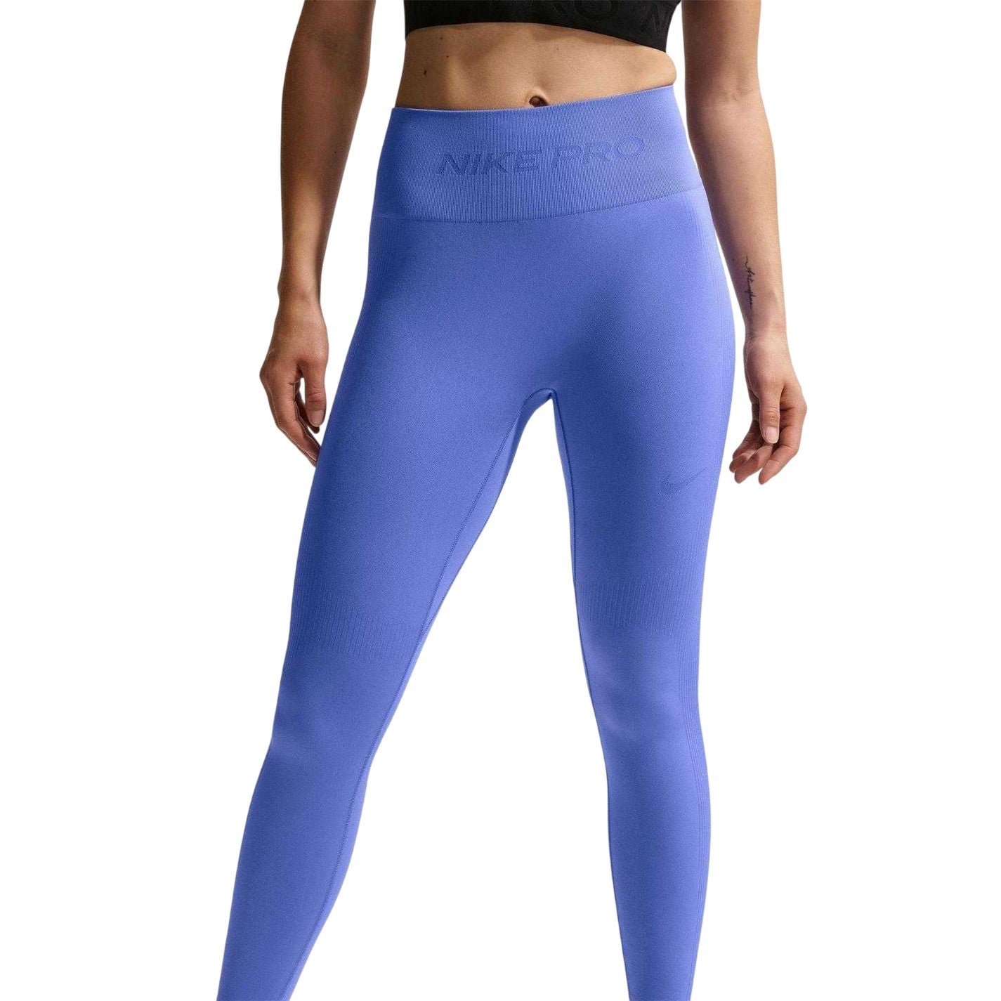 Sapphire - Side - Nike Womens-Ladies Pro Snug Fit Leggings
