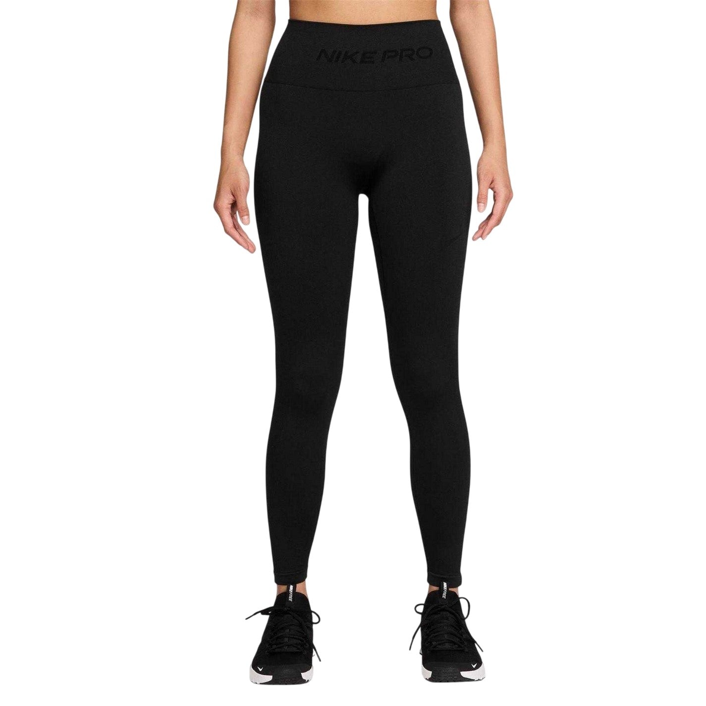 Black - Front - Nike Womens-Ladies Pro Snug Fit Leggings