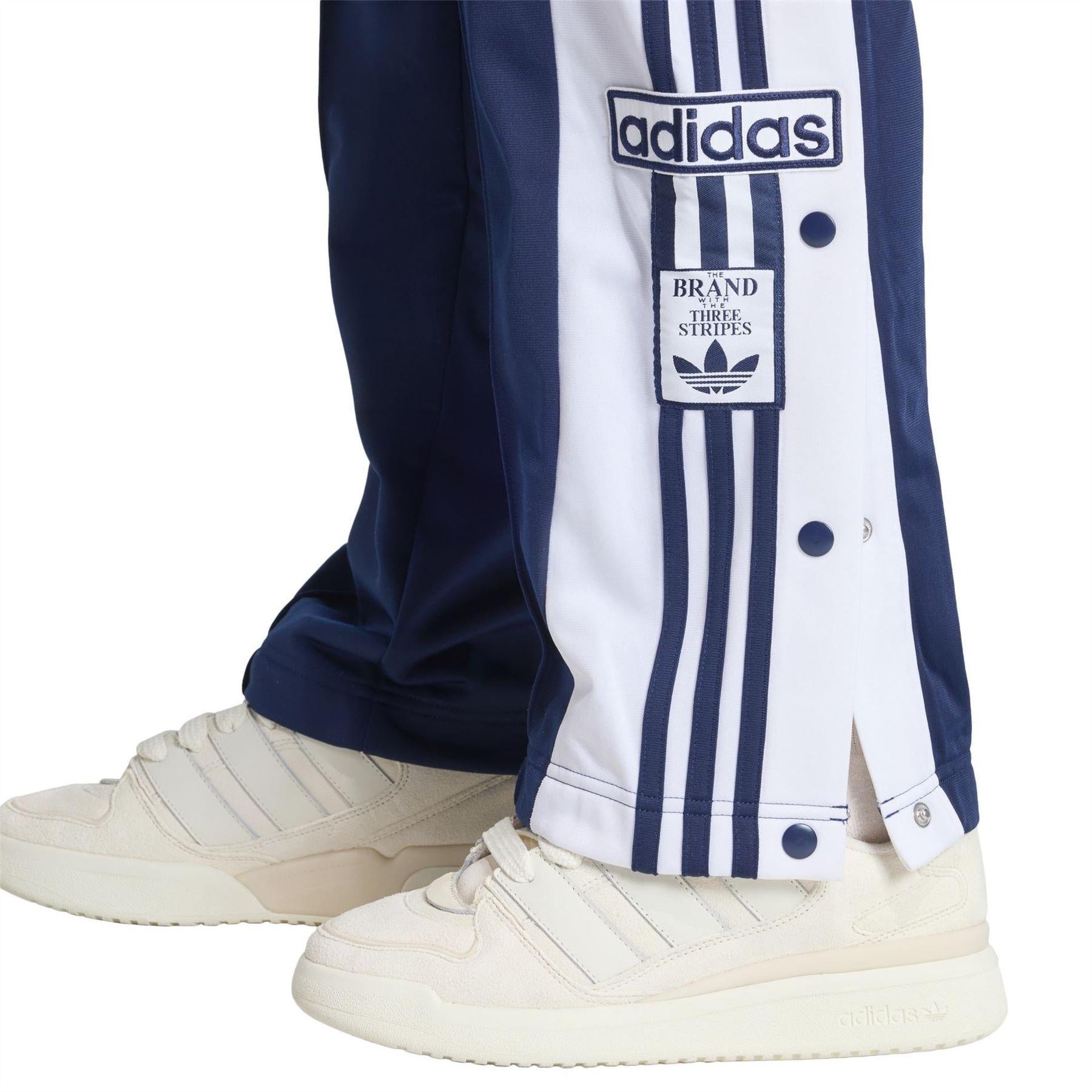 Night Indigo - Side - Adidas Womens-Ladies Adibreak Classic Tracksuit Bottoms