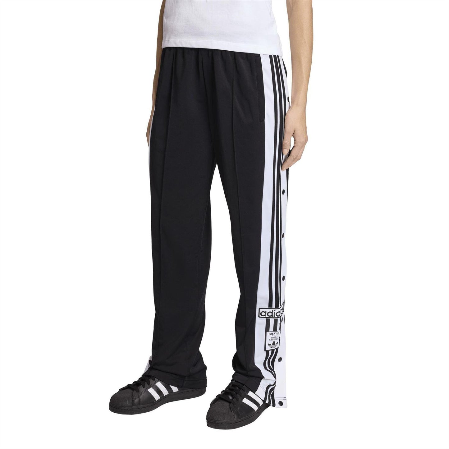 Black - Back - Adidas Womens-Ladies Adibreak Classic Tracksuit Bottoms