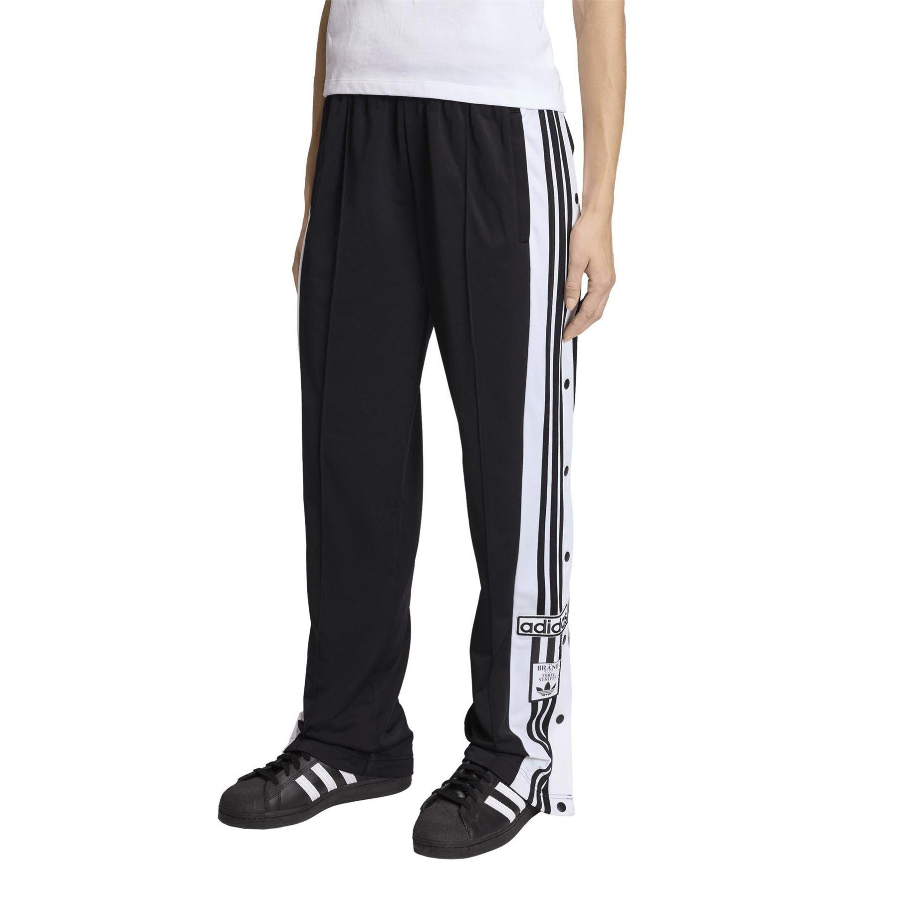 Black - Back - Adidas Womens-Ladies Adibreak Classic Tracksuit Bottoms