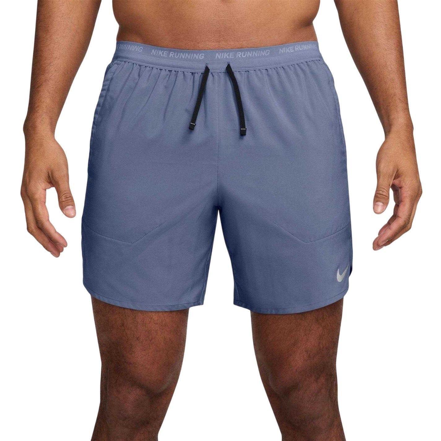 Indigo - Front - Nike Mens Stride Running Shorts