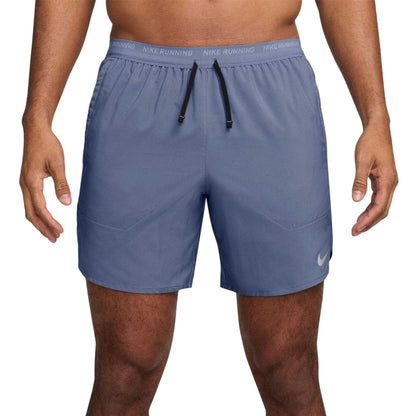 Indigo - Front - Nike Mens Stride Running Shorts