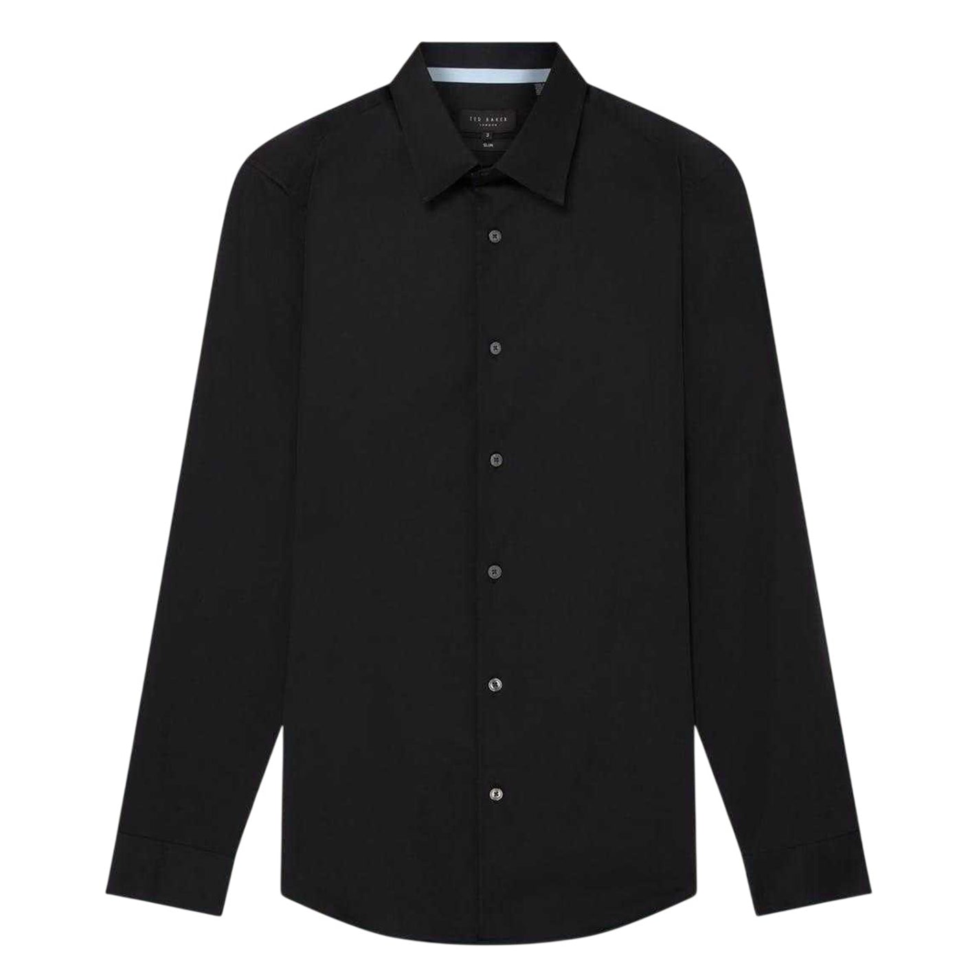 Navy - Front - Ted Baker Mens Oxford Collared Long-Sleeved Shirt