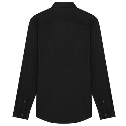 Navy - Back - Ted Baker Mens Oxford Collared Long-Sleeved Shirt