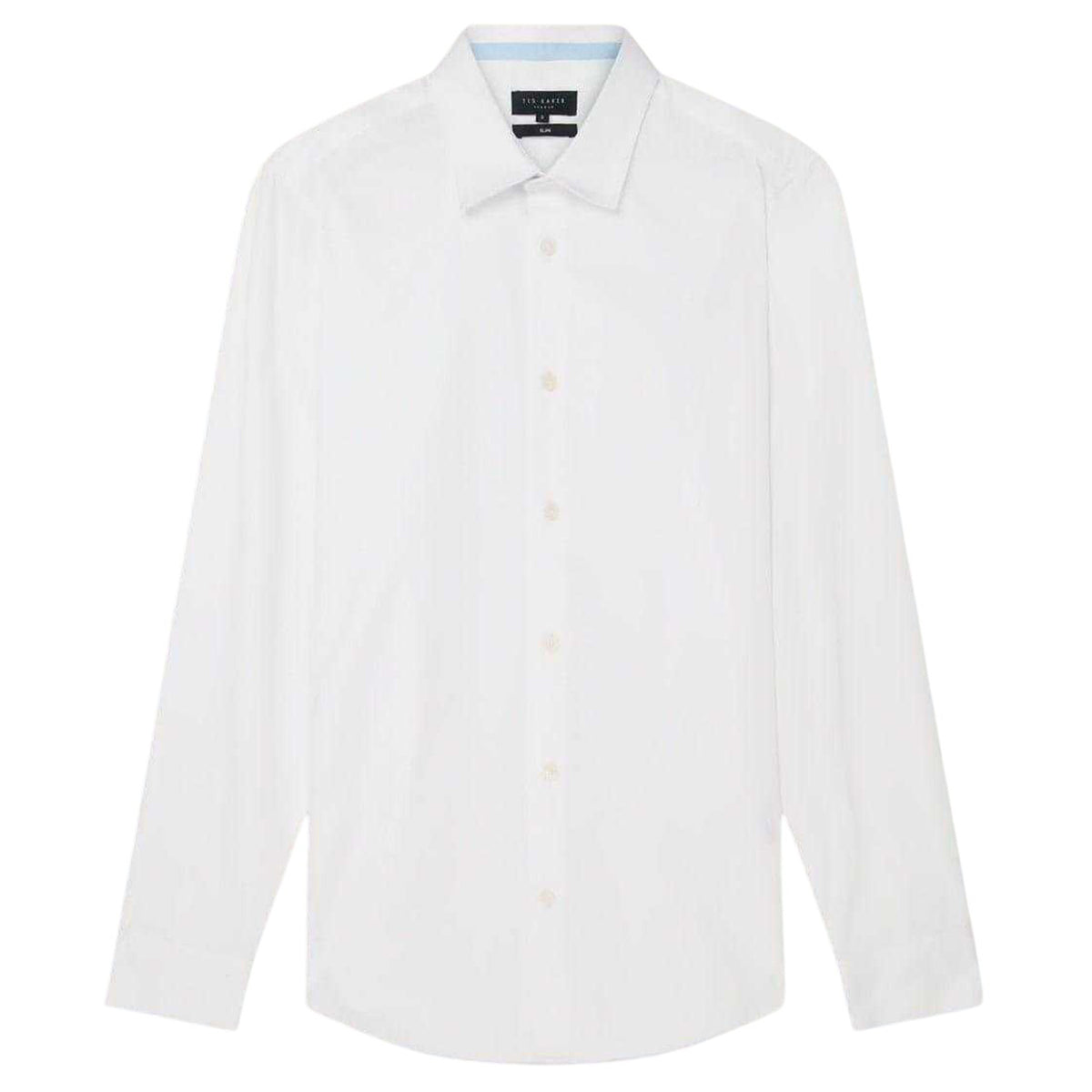White - Front - Ted Baker Mens Oxford Collared Long-Sleeved Shirt
