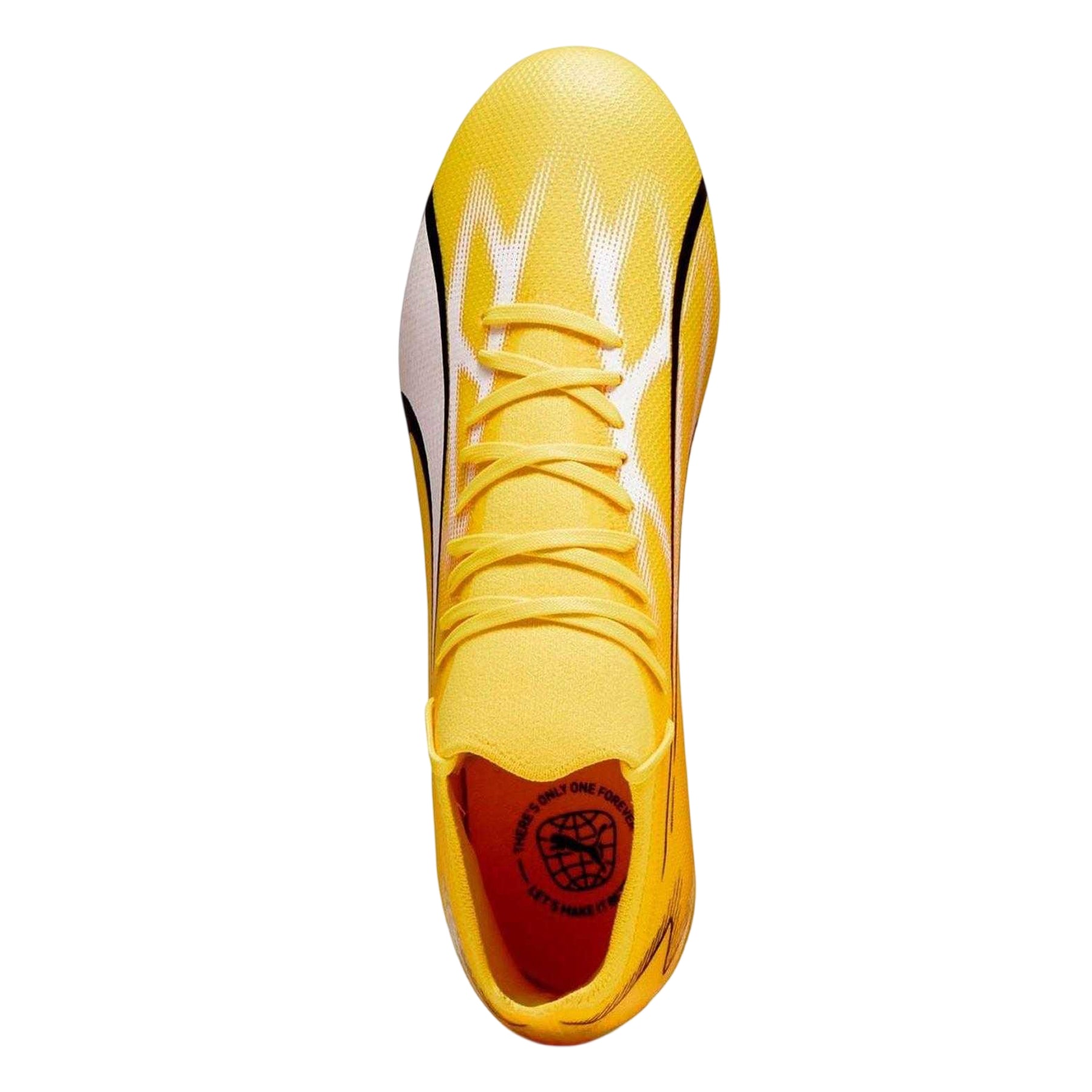 Yellow - Back - Puma Mens Ultra Match Football Boots