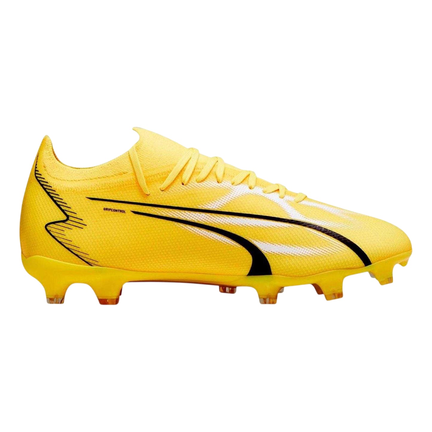 Yellow - Front - Puma Mens Ultra Match Football Boots