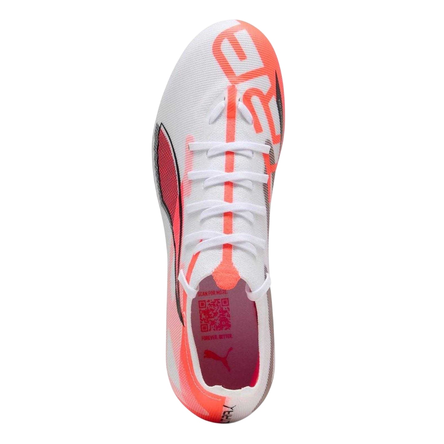 White - Side - Puma Mens Ultra 5 Match Soft Ground Football Boots