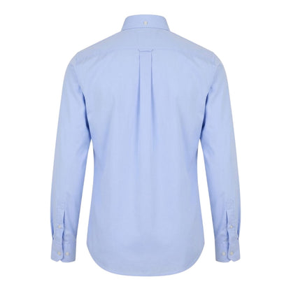 Pastel Blue - Back - Boss Mens Point Collar Long-Sleeved Formal Shirt